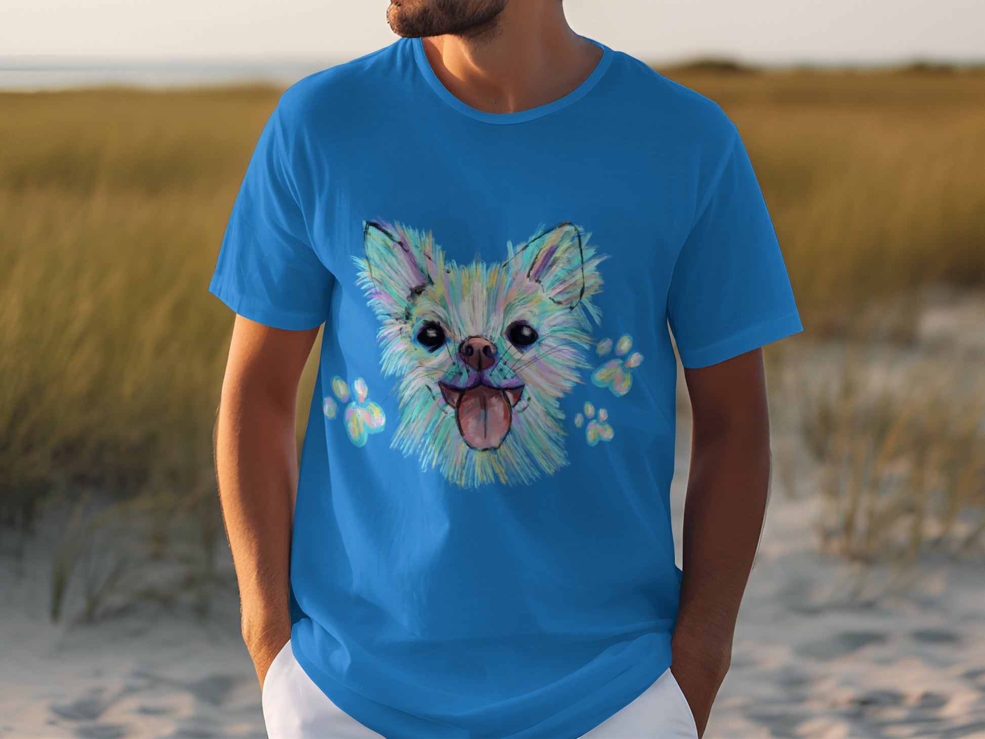 Cute Smiling Dog T-Shirt for Pet Lovers