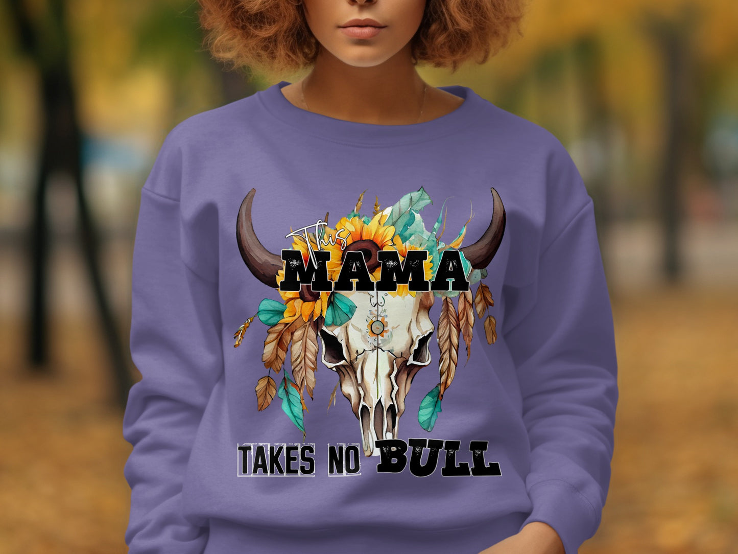Mama Takes No Bull Graphic Sweatshirt product