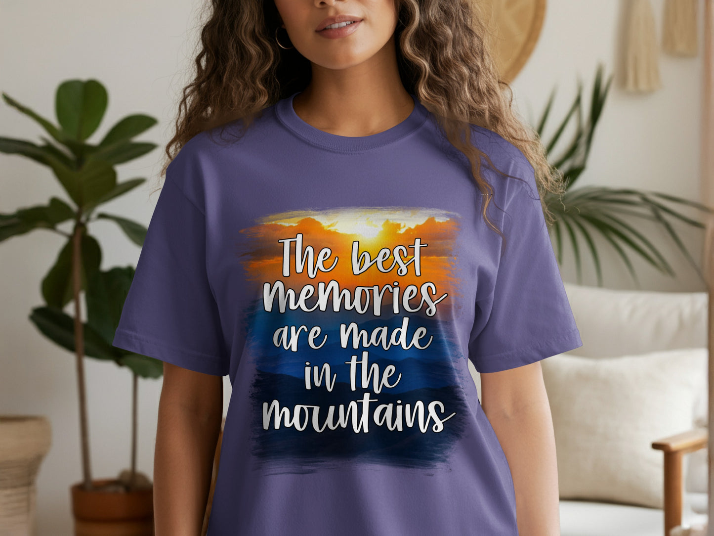The best memories are made in the mountains t-shirt
