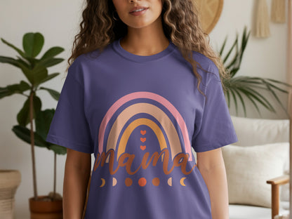 Mama Rainbow Graphic Tee Shirt Product