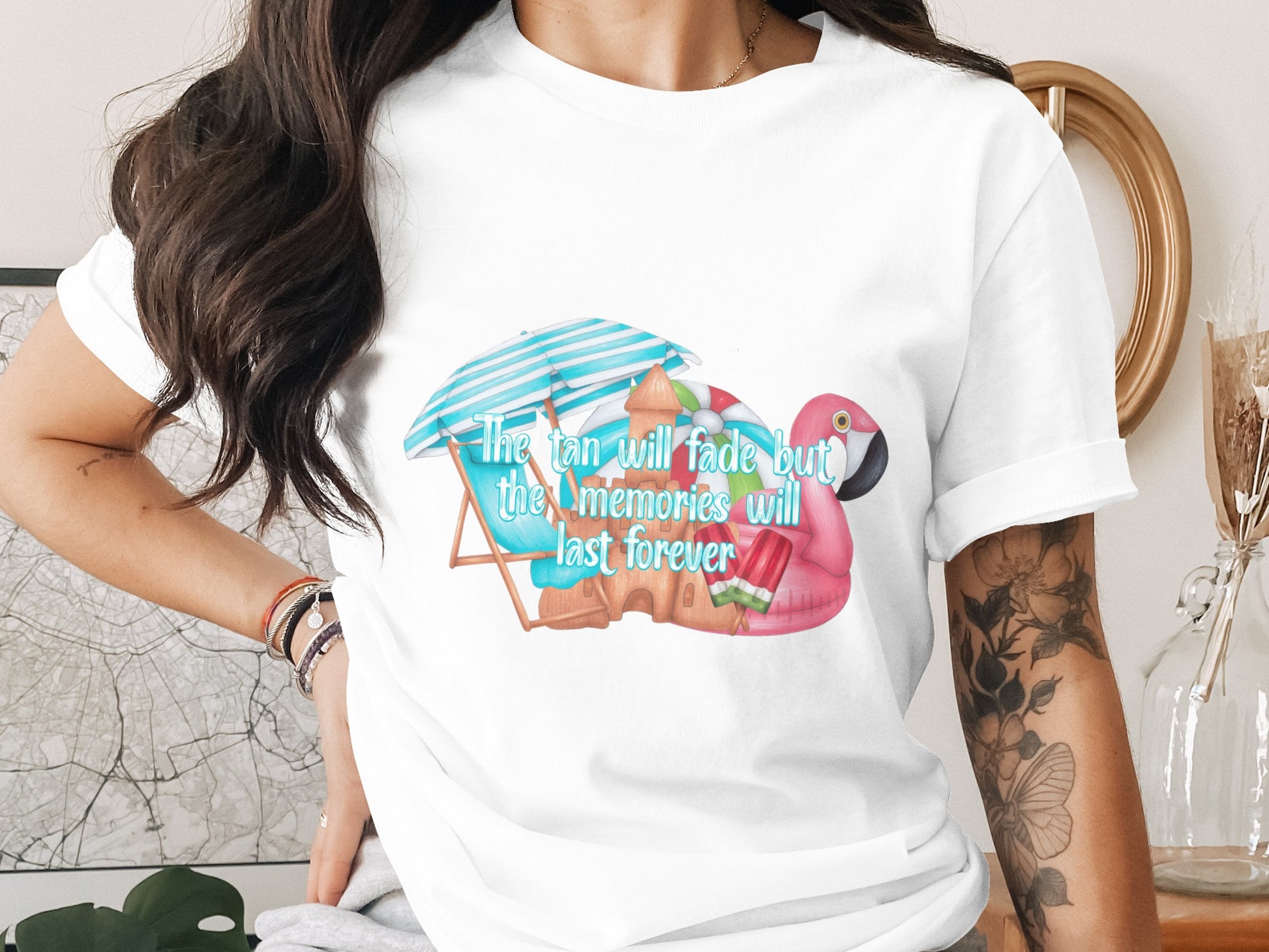 The tan will fade but the memories will last forever shirt
