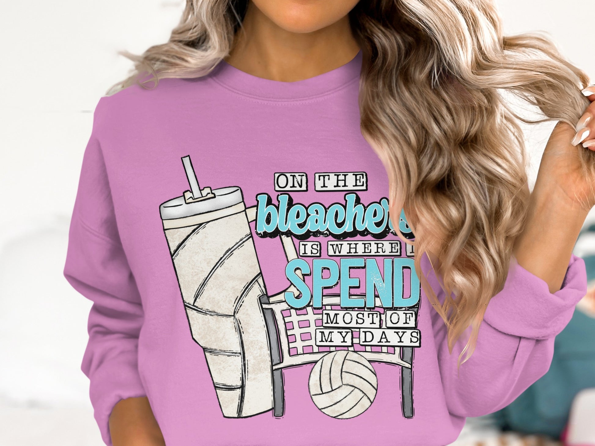 On the Bleachers Is Where I Spend Most of My Days sweatshirt
