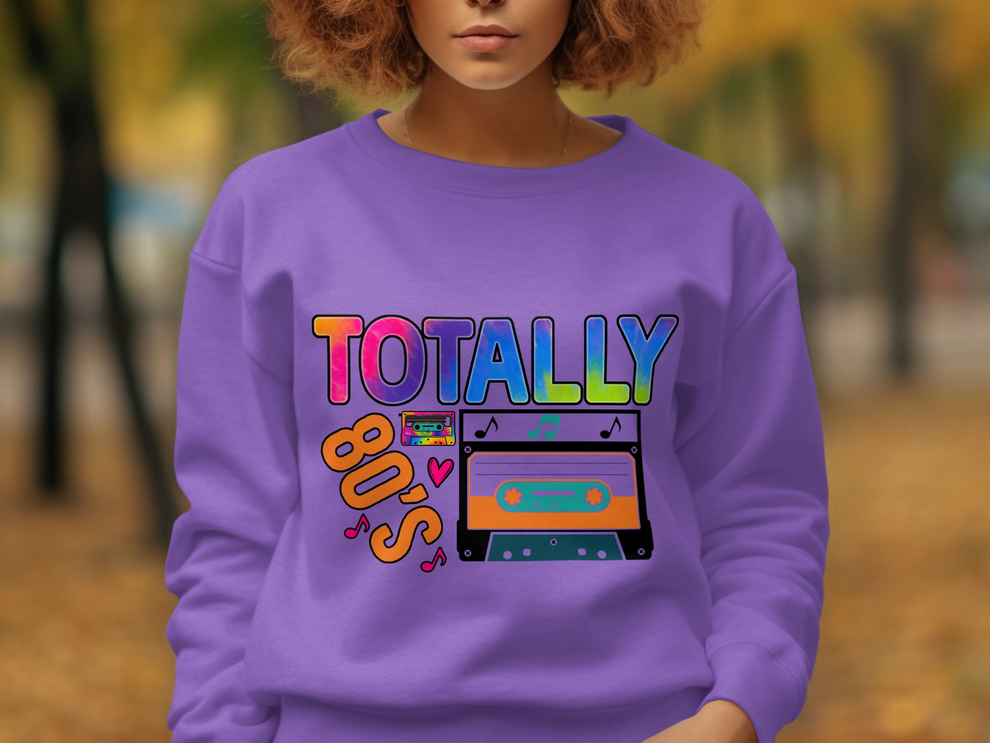 Totally 80's Retro Music Cassette Design Sweatshirt