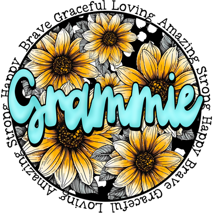 Grammie Brave Graceful Loving Amazing Strong Happy