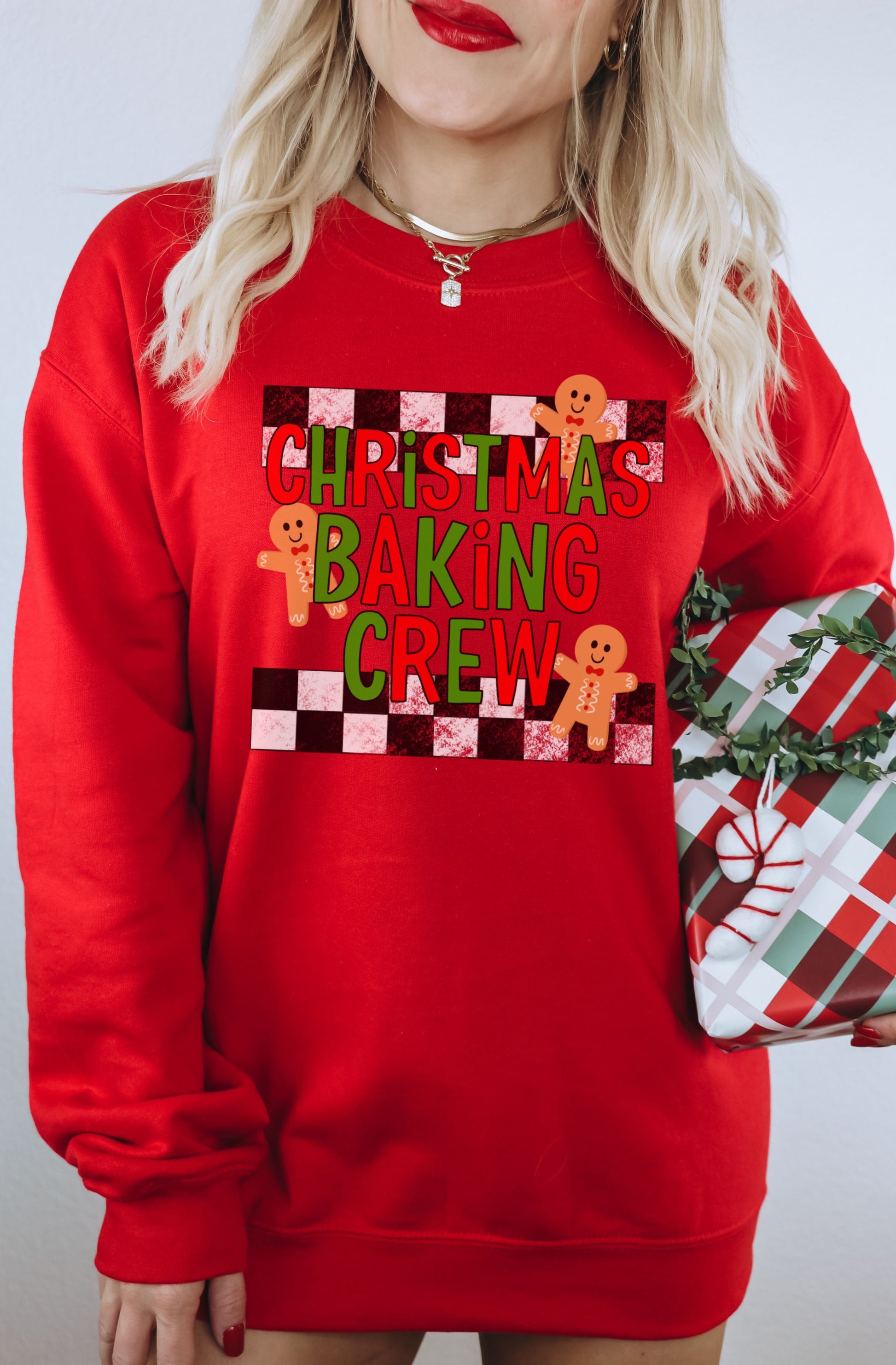 Christmas Baking Crew Graphic Sweatshirt Product