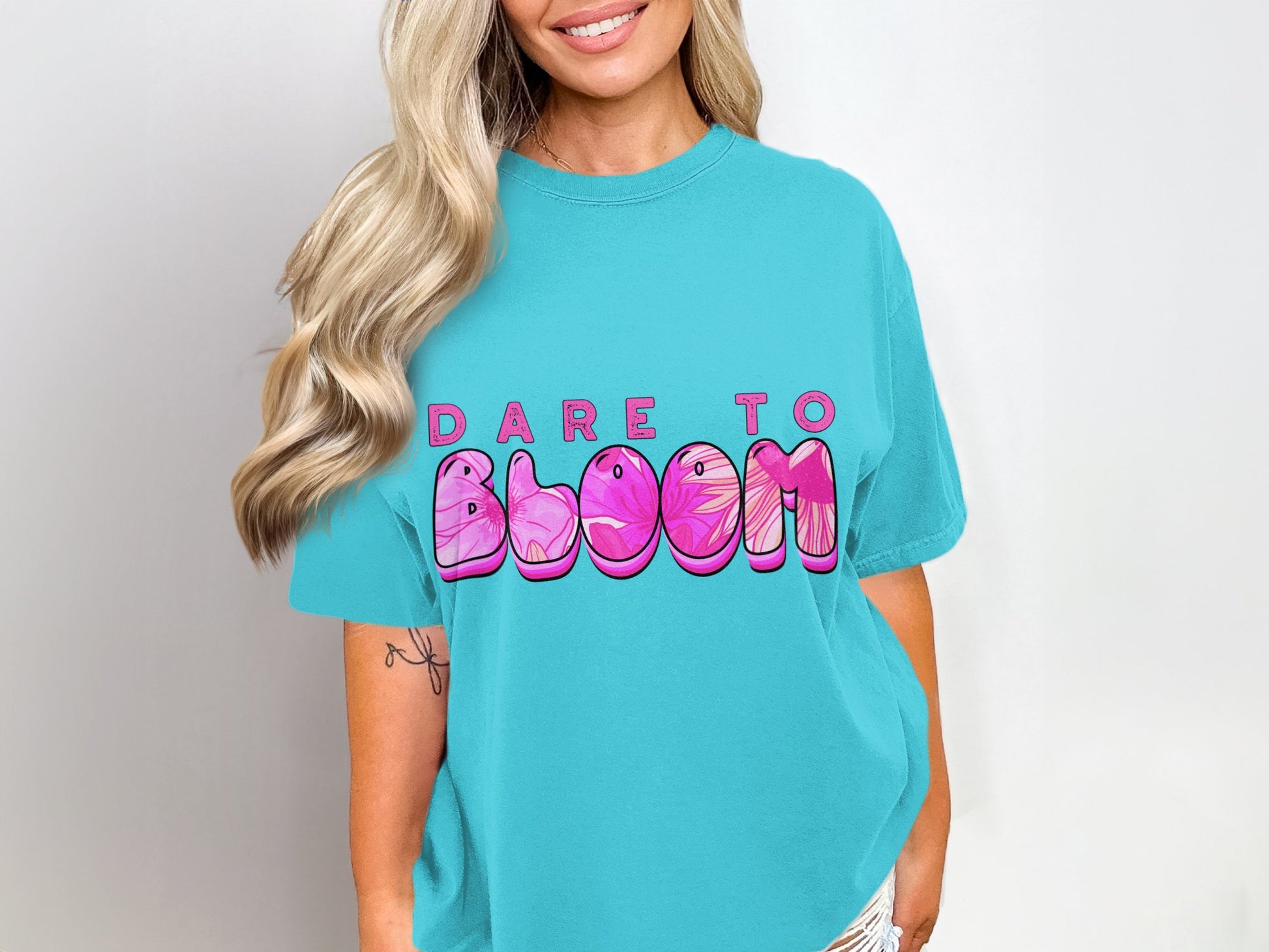 Dare to Bloom Graphic Tee Fashion Item