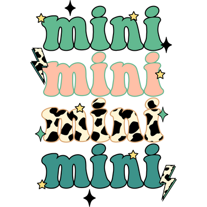 Colorful Playful Mini Design with Stars and Lightning