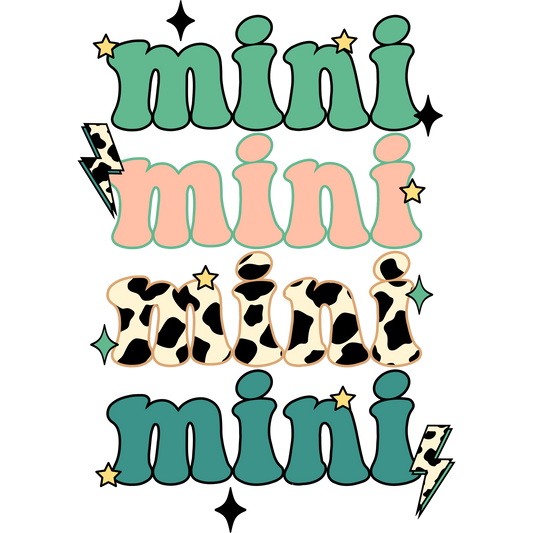 Colorful Playful Mini Design with Stars and Lightning