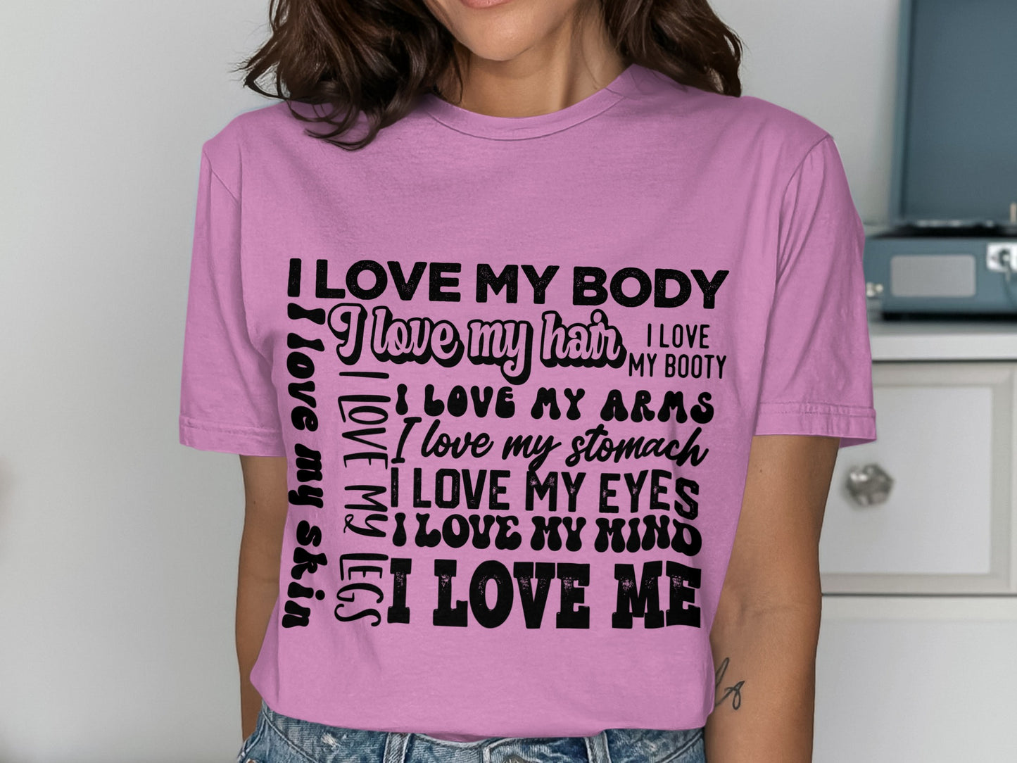 Positive Affirmation Self-Love Casual Wear Tee-Shirt