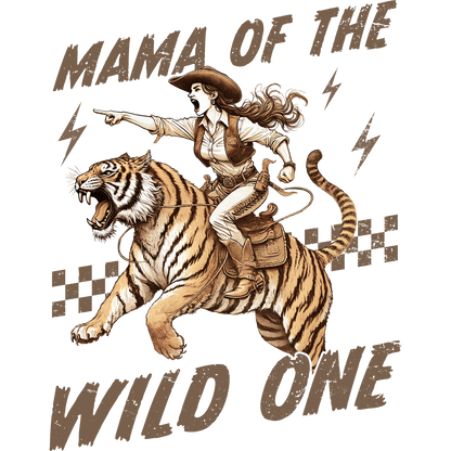 Mama of the Wild One Graphic Design Art Product