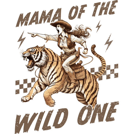 Mama of the Wild One Graphic Design Art Product
