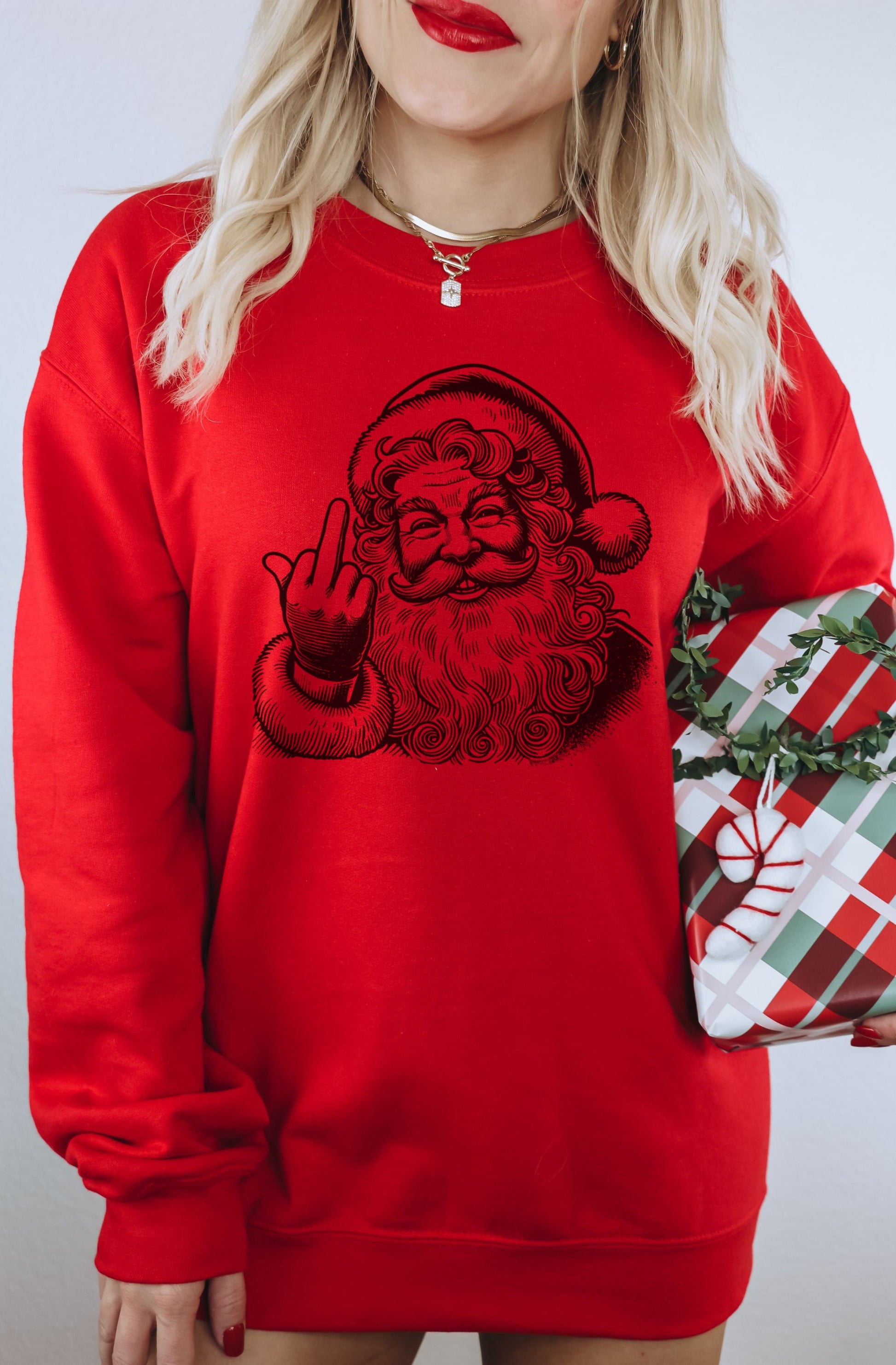 Santa Claus Red Graphic Sweatshirt product