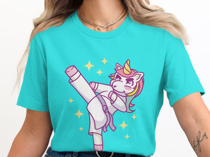Unicorn Karate Graphic Shirt for Unique Style