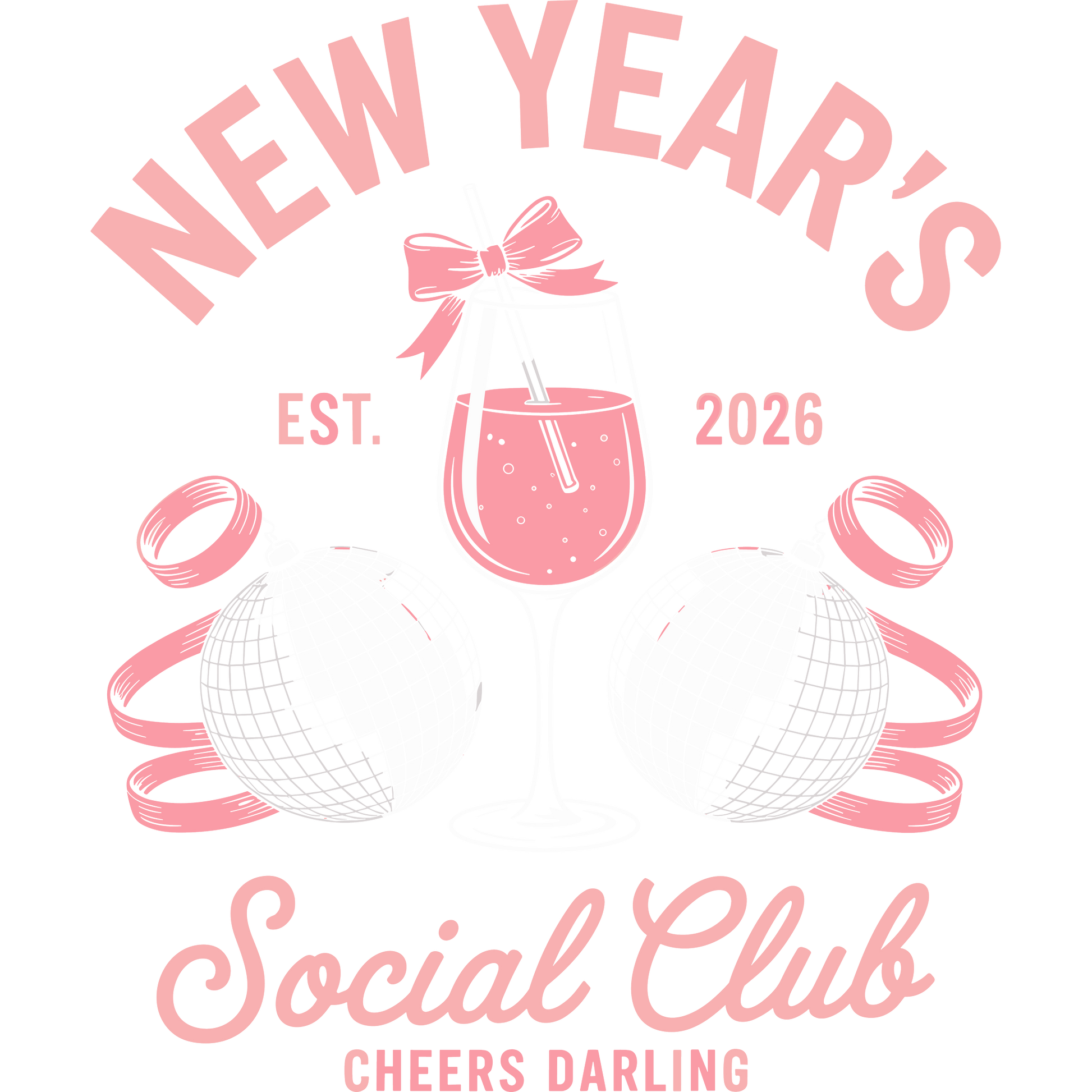 New Year's Social Club Cheers Darling 2026 product