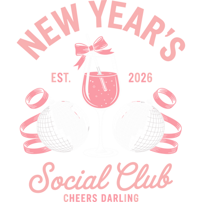 New Year's Social Club Cheers Darling 2026 product