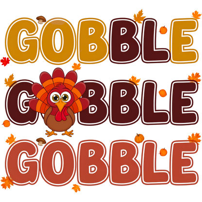 Gobble Gobble Gobble Fall Decorative Product