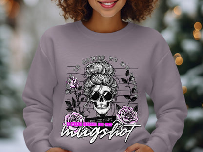 When It Comes to My Bestie Mugshot Sweater