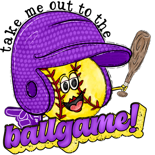Take Me Out to the Ballgame Sports Print Product