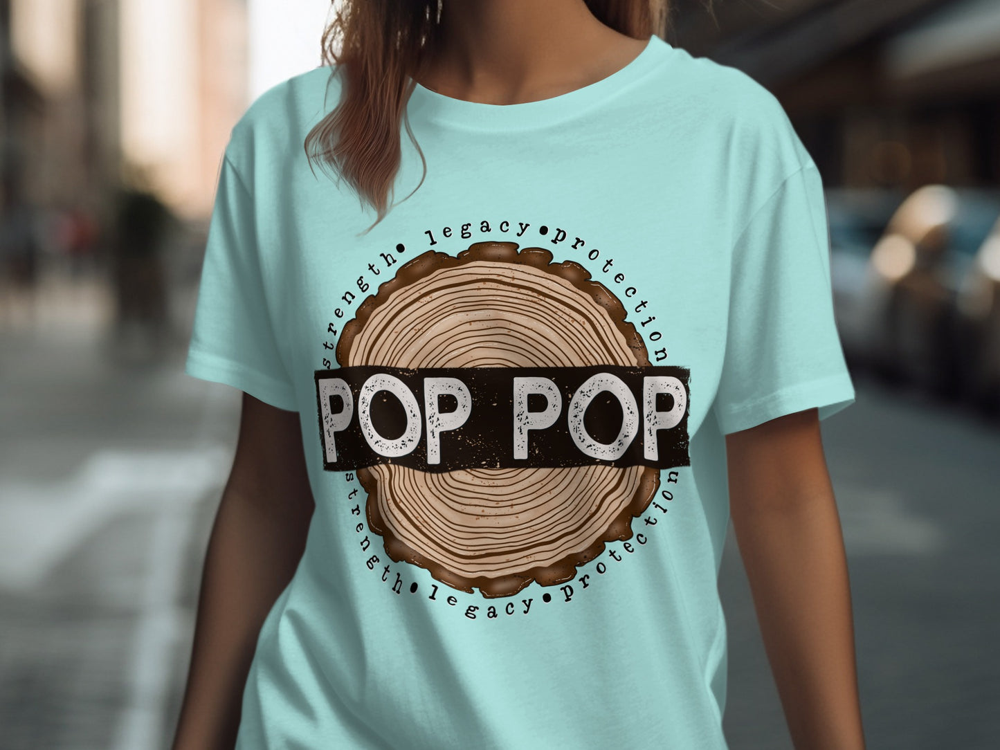 Strength Legacy Protection Pop Pop T-shirt