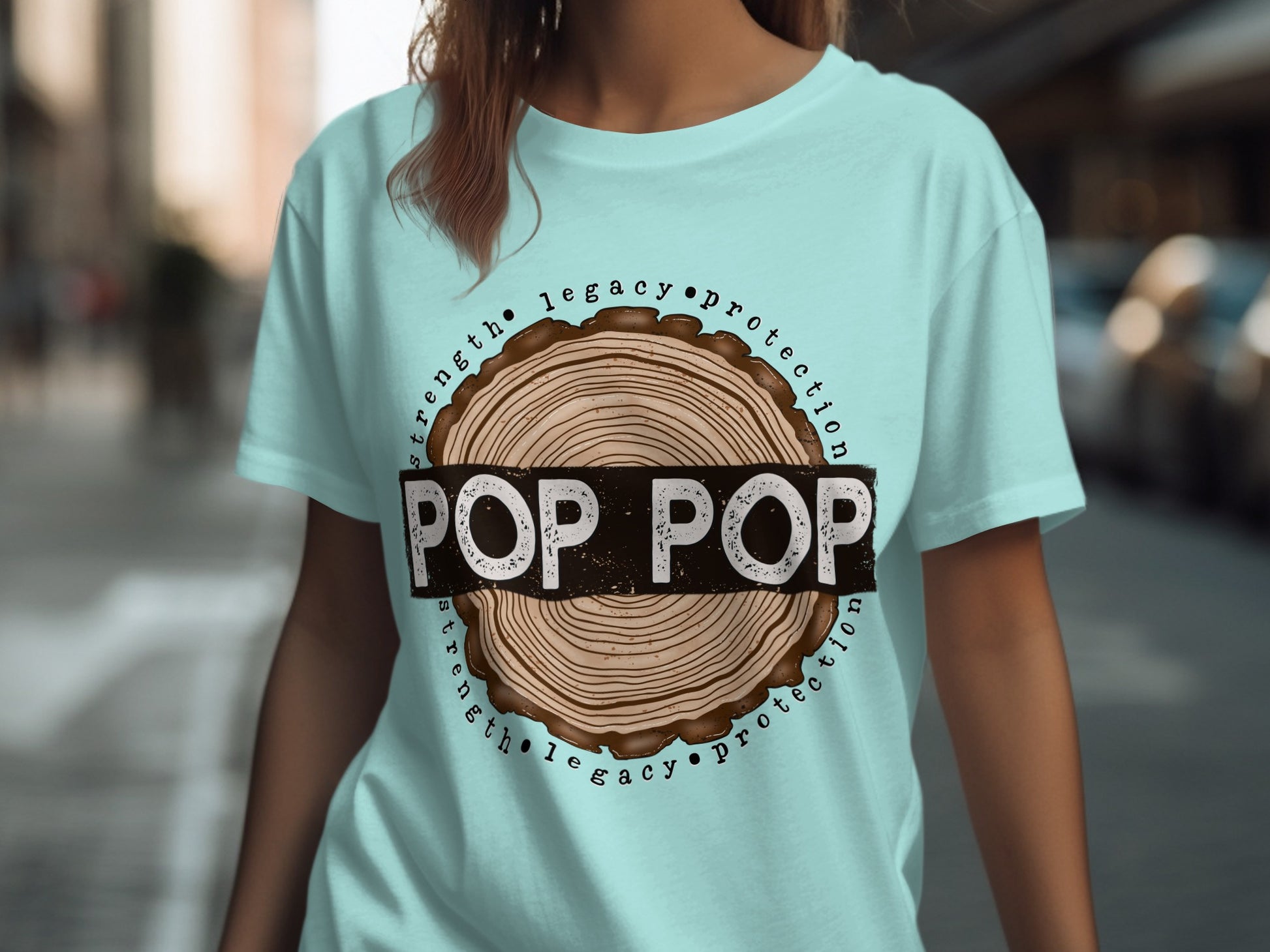 Strength Legacy Protection Pop Pop T-shirt