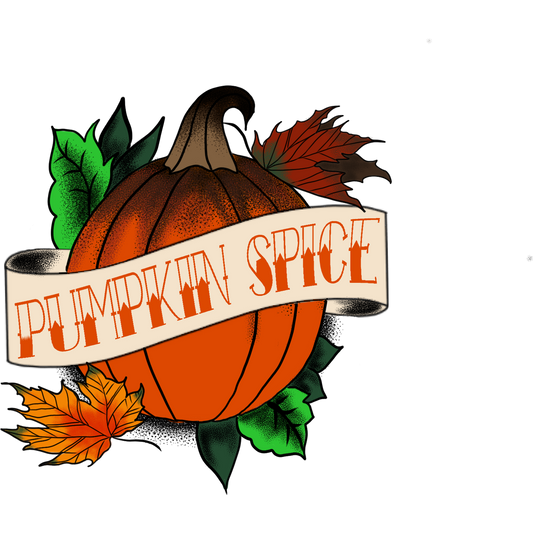 Pumpkin Spice Graphic Decorative Art Piece