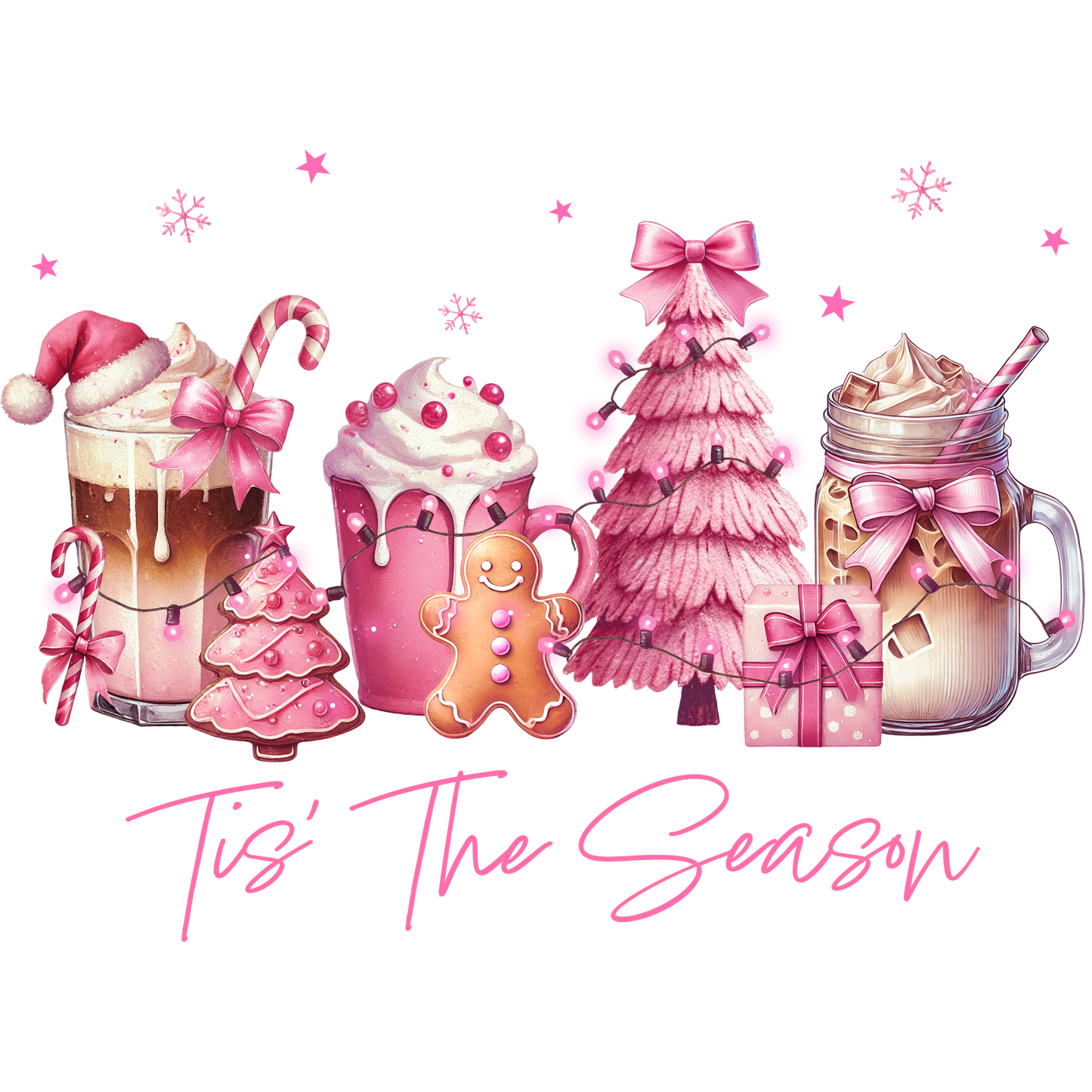 Festive Holiday Beverages and Treats Design