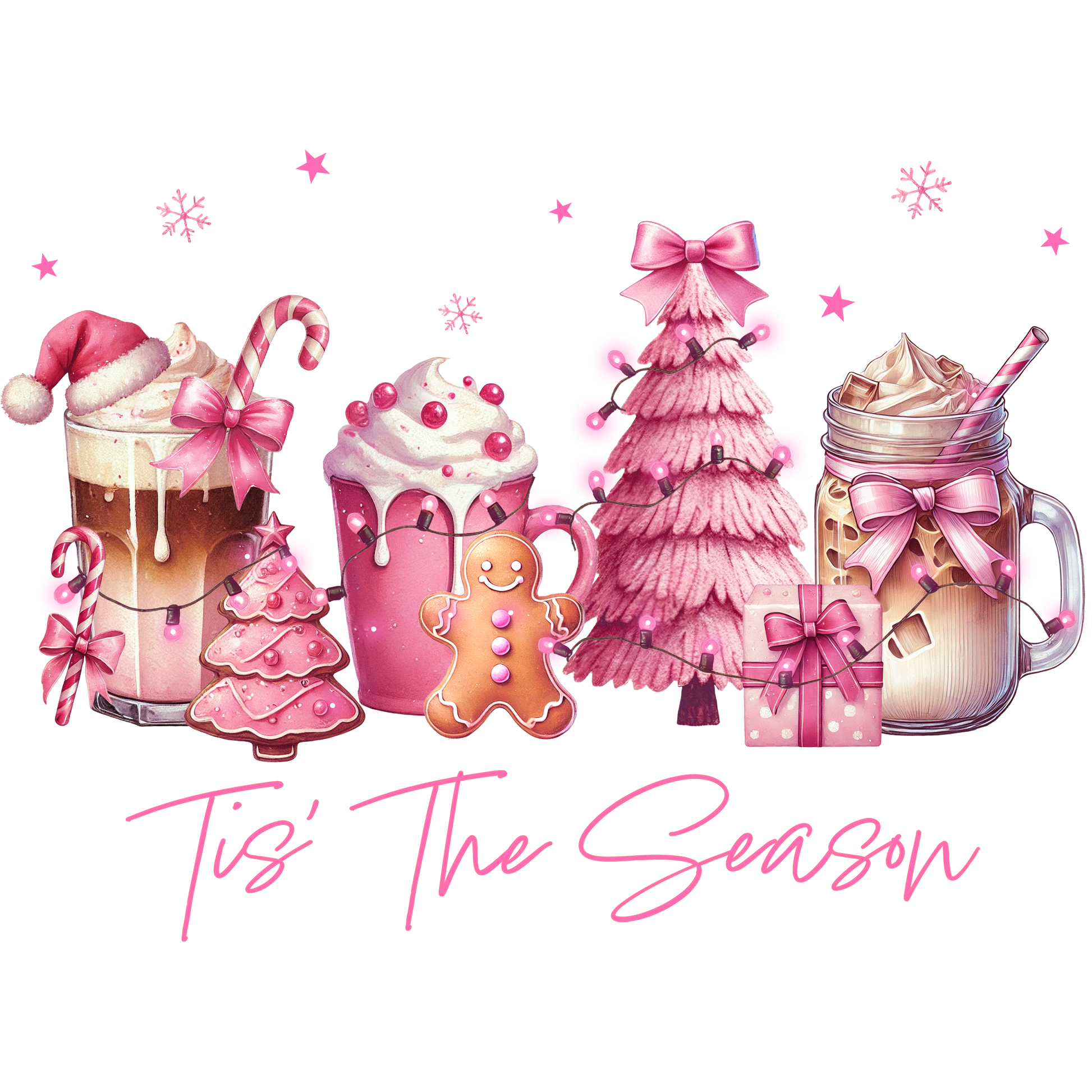 Festive Holiday Beverages and Treats Design