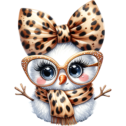Cute Owl with Glasses and Bow Kids Decor