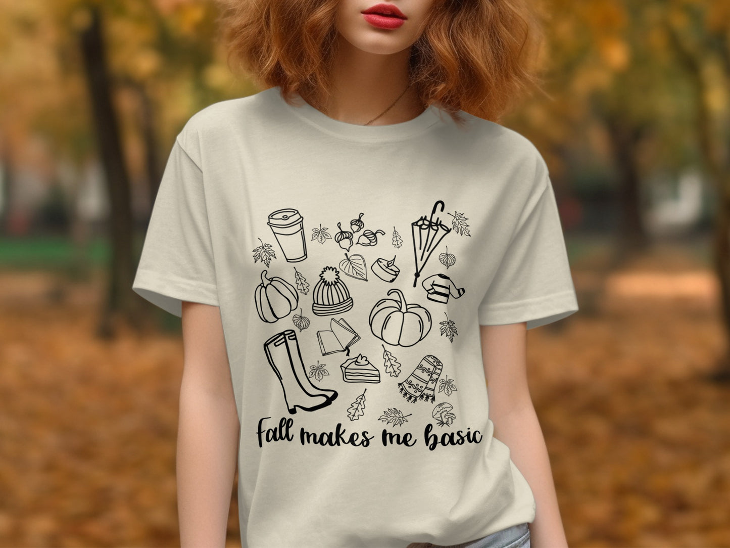 Fall Makes Me Basic Statement Tee