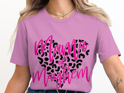Mama of Mayhem Heart Graphic Tee