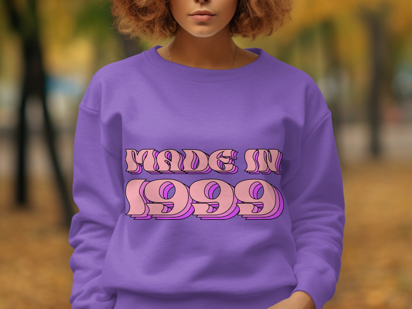 Made in 1999 Graphic Sweatshirt Retro Design