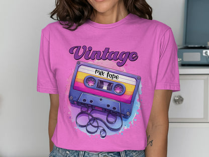 Vintage Mix Tape Graphic T-Shirt
