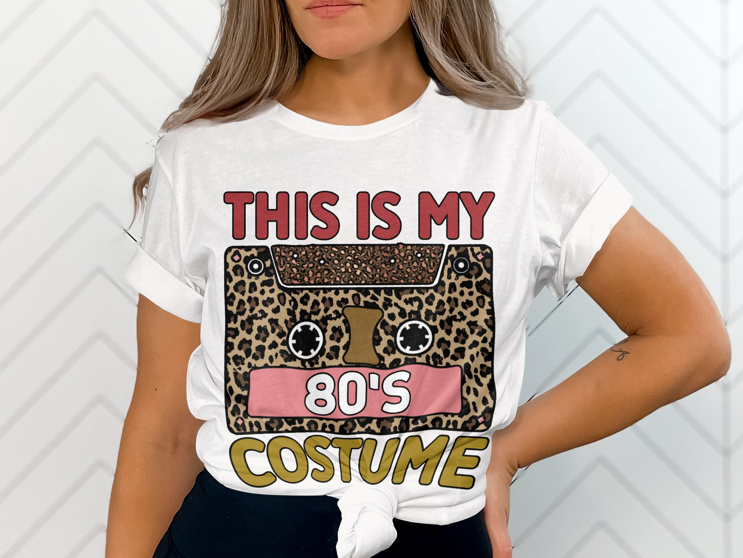 This is My 80's Costume Leopard Print T-Shirt
