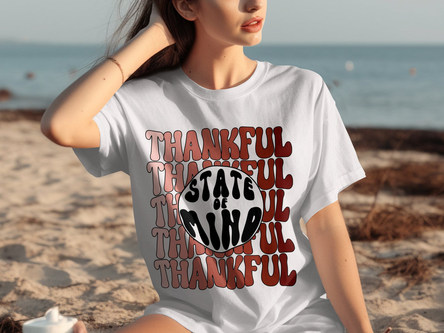 Thankful State of Mind Graphic Tee For Everyday Wear