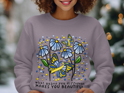 What Makes You Different Butterfly Sweatshirt