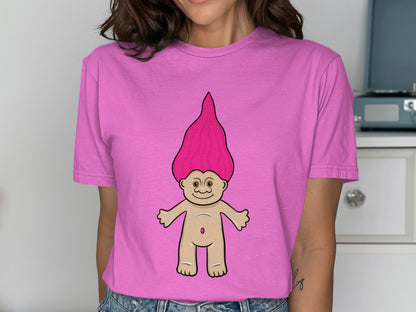 Retro Troll Doll Graphic Tee Shirt Design