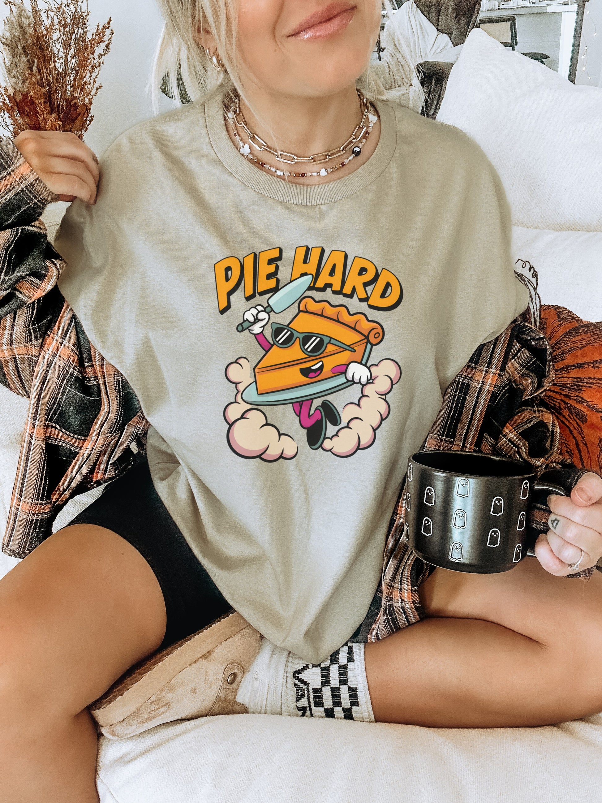 Fun Pie Hard Graphic Tee for Casual Wear