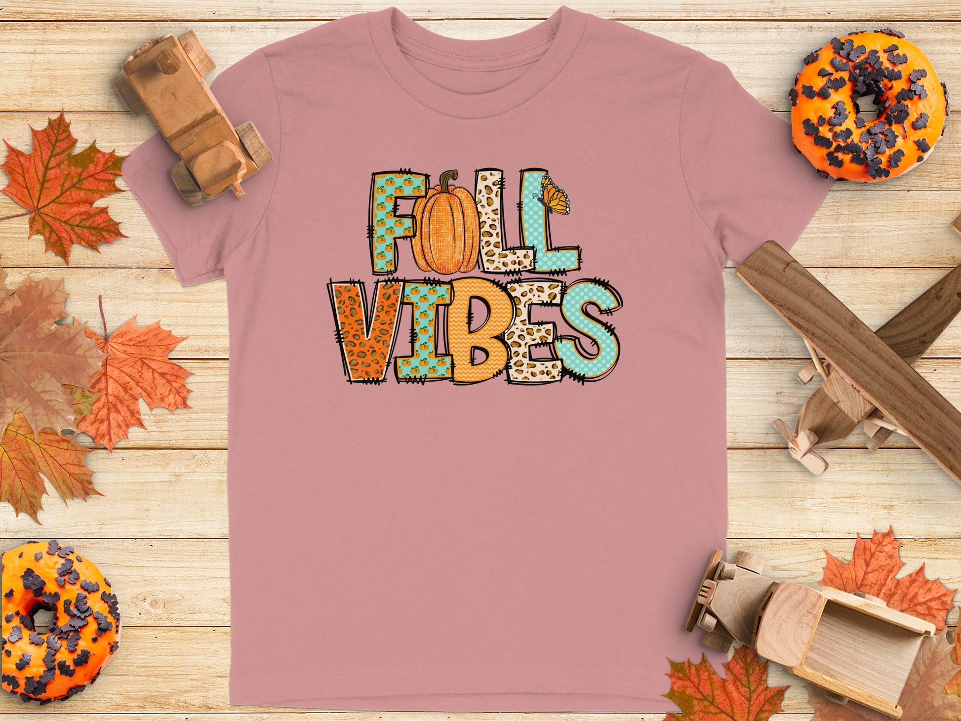 Fall Vibes Graphic T-Shirt Perfect for Autumn Time