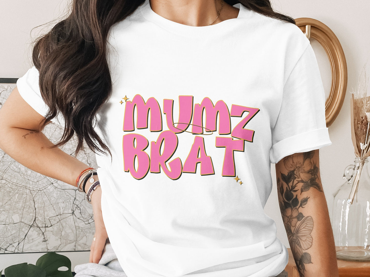 Mumz Brat Graphic Tee for a Stylish Look T-Shirt