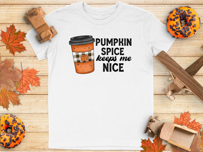 Pumpkin Spice Keeps Me Nice T-Shirt