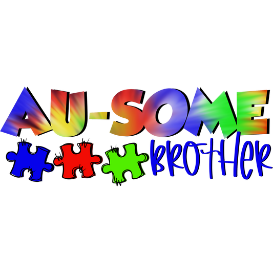 Colorful AU-SOME Brother Puzzle Design Product