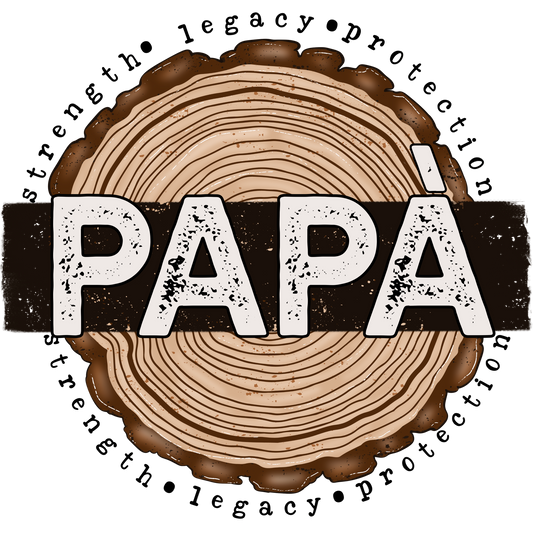 Strength Legacy Protection Papá Graphic Design