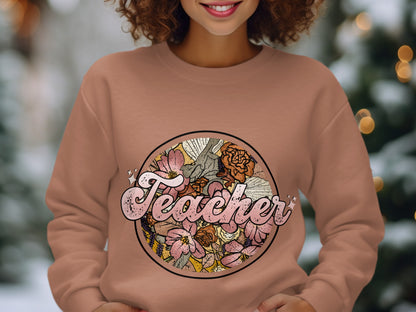 Floral Design Teacher Sweatshirt for Every Occasion