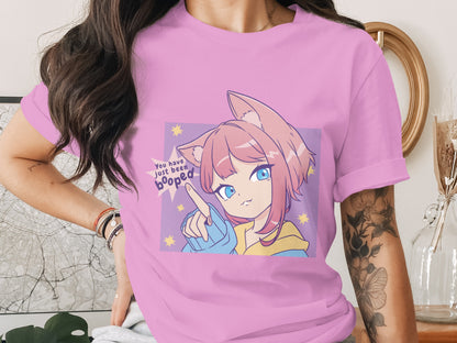 You Have Just Been Bopped Anime Graphic Tee