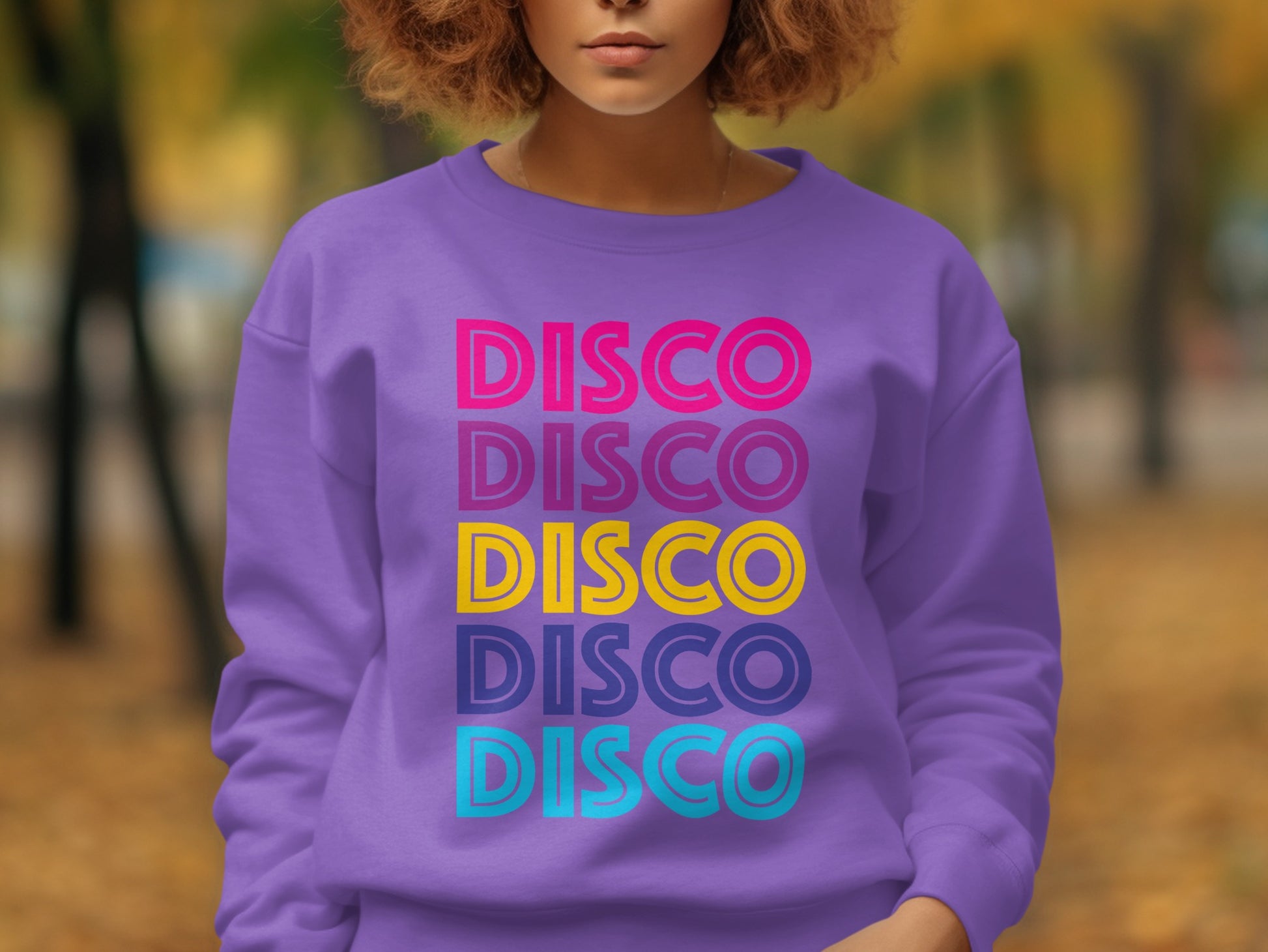 Colorful Disco Disco Disco Disco Sweatshirt Product