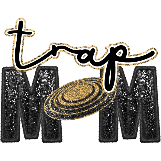Trendy Trap Mom Glitter Design Fashion Statement Item