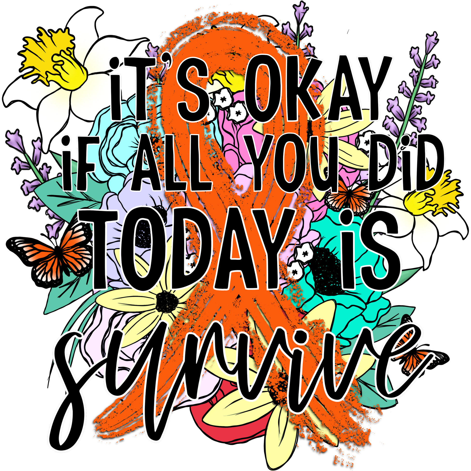 It's Okay If All You Did Today Is Survive Poster
