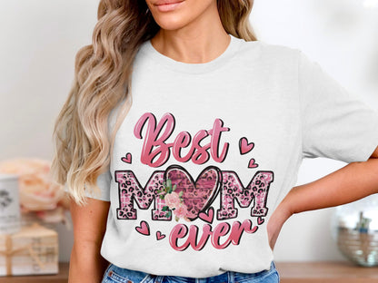 Best Mom Ever Heart Design Women's T-Shirt