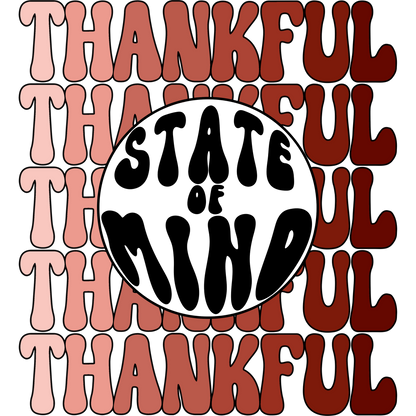 Thankful State of Mind Graphic Design Art Print