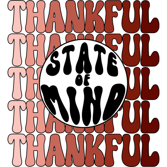 Thankful State of Mind Graphic Design Art Print